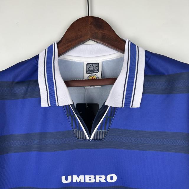 98-00 Scotland Home Soccer Retro Jersey