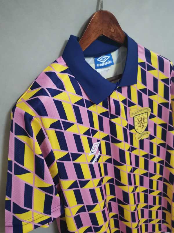 88-89 Scotland Third Away Soccer Retro Jersey