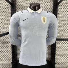2026 Uruguay  Home World Cup Soccer Jersey Player Version Long Sleeve