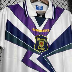94-96 Scotland Away Soccer Retro Jersey