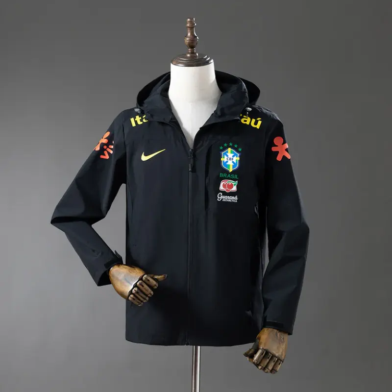 2026 Brazil Windproof Jacket - Black