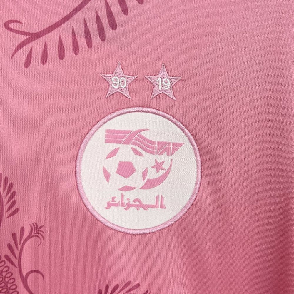 24-25 Algeria Soccer Jersey Pink