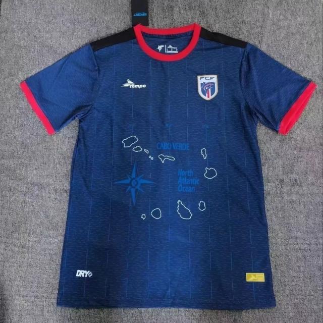 2026 Cabo Verde Home World Cup Soccer Jersey