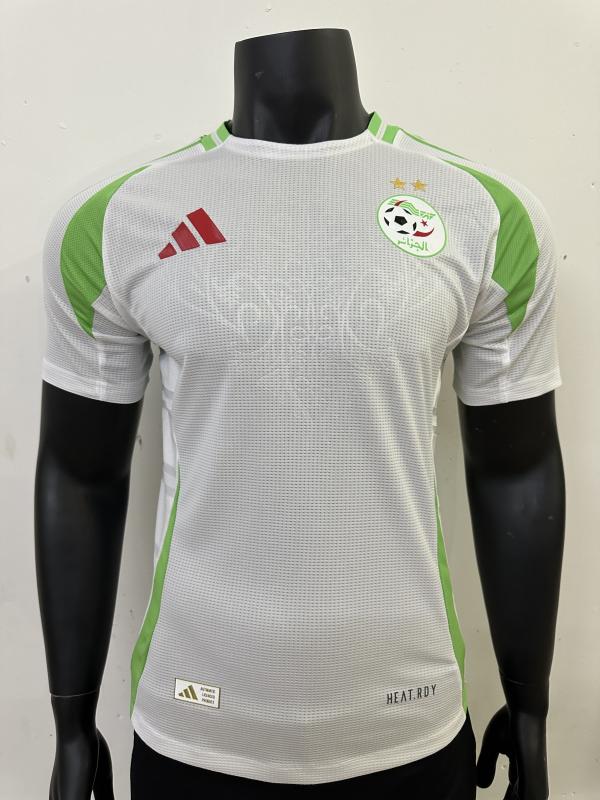 24-25 Algeria Home Soccer Jersey Player Version