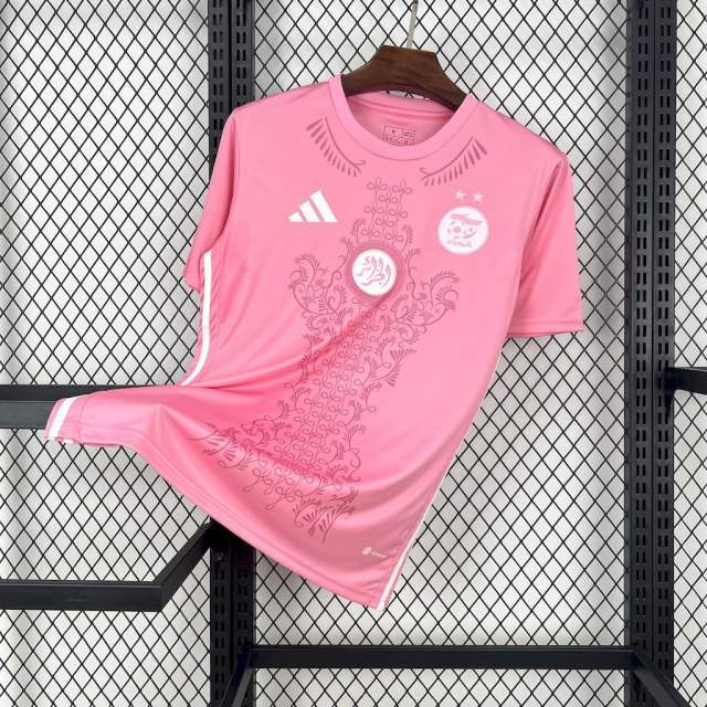 24-25 Algeria Soccer Jersey Pink