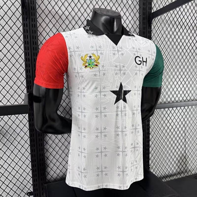 2025 Ghana Special Edition Soccer Jersey White