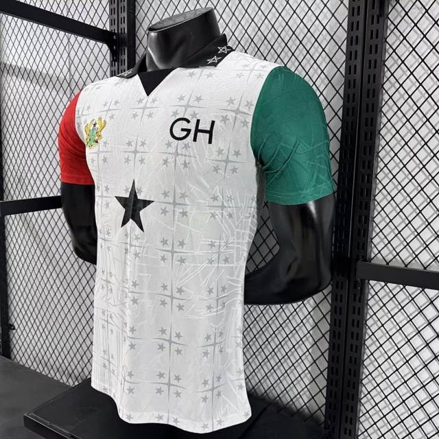 2025 Ghana Special Edition Soccer Jersey White