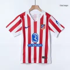 25-26 Atletico Madrid Home Soccer Full Kids Kit Jersey+Shorts