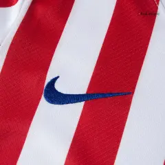 25-26 Atletico Madrid Home Soccer Full Kids Kit Jersey+Shorts