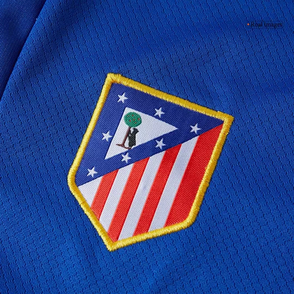 25-26 Atletico Madrid Home Soccer Full Kids Kit Jersey+Shorts