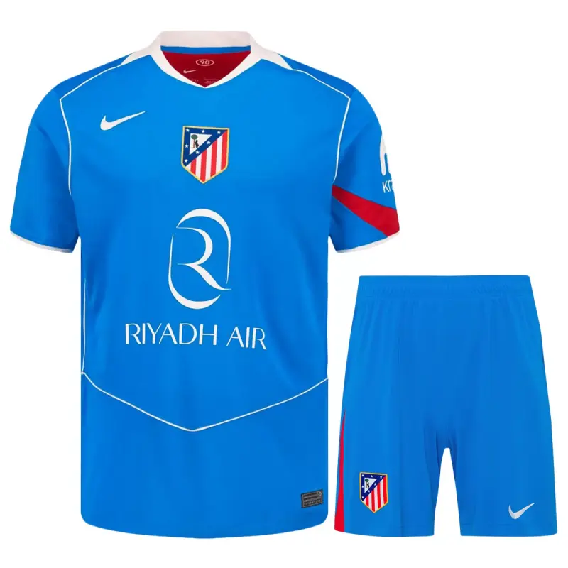 25-26 Atletico Madrid Away Soccer Kit Jersey+Shorts