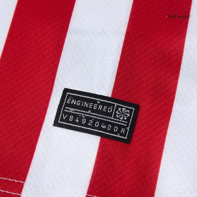 25-26 Atletico Madrid Home Soccer Full Kids Kit Jersey+Shorts