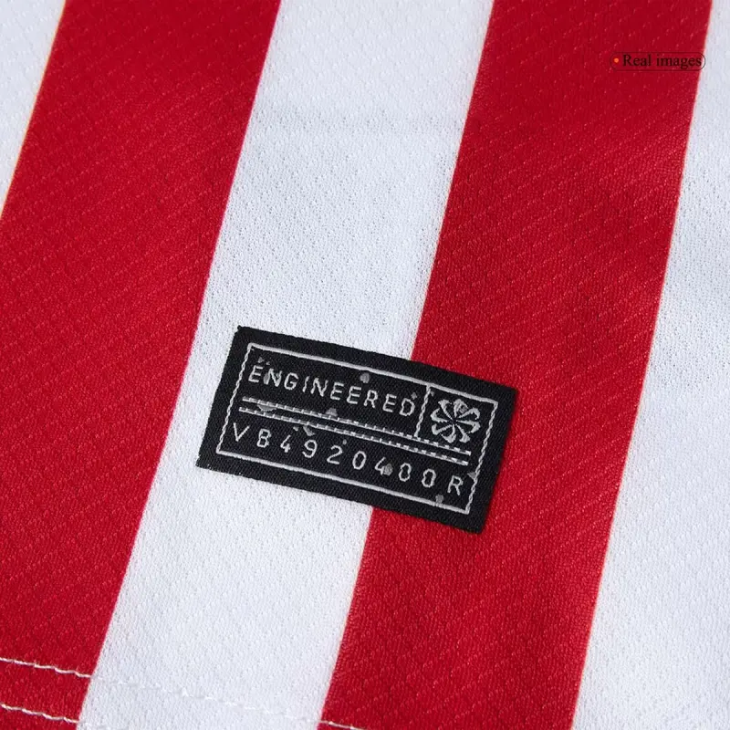 25-26 Atletico Madrid Home Soccer Full Kids Kit Jersey+Shorts