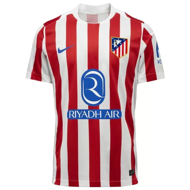 25-26 Atletico Madrid Home Soccer Kit Jersey+Shorts