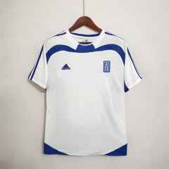 2004 Greece Euro Cup Away Football Retro Jersey