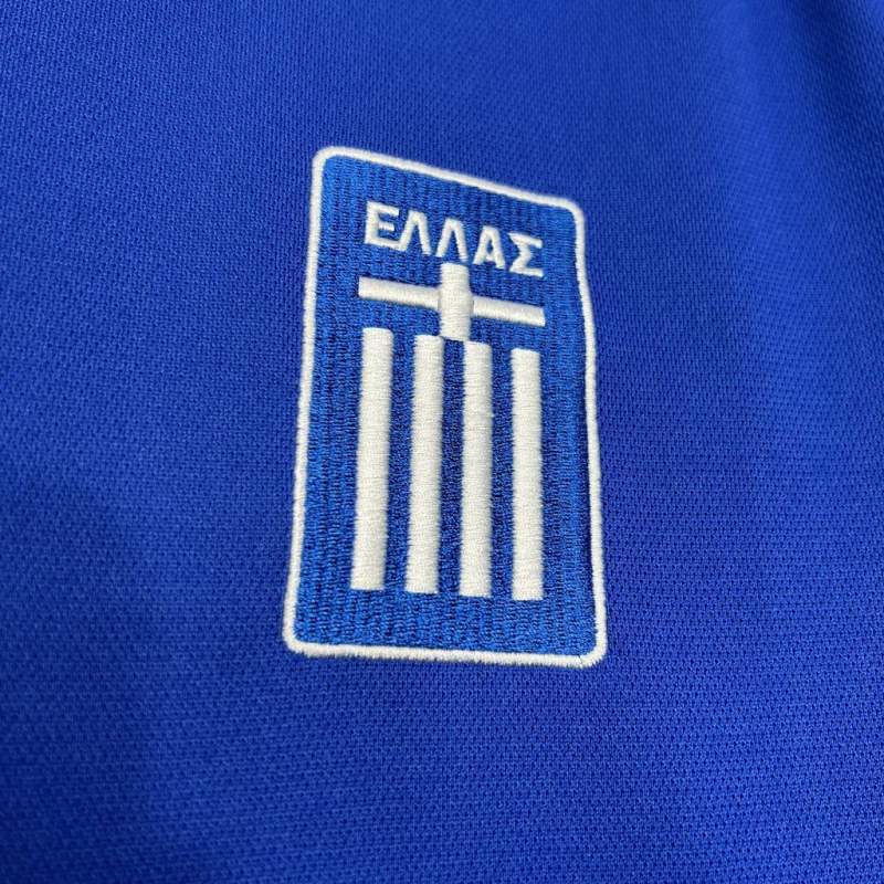 2004 Greece Euro Cup Home Football Retro Jersey