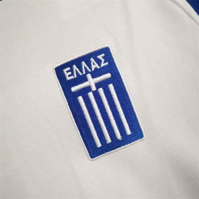 2004 Greece Euro Cup Away Football Retro Jersey