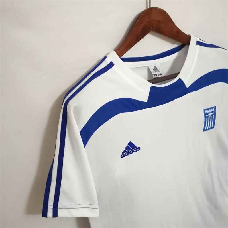 2004 Greece Euro Cup Away Football Retro Jersey
