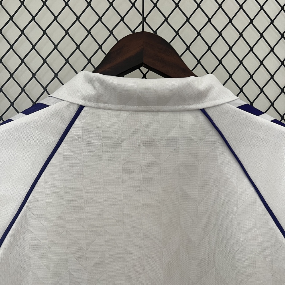 1986-88 Real Madrid Home Retro Soccer Jersey