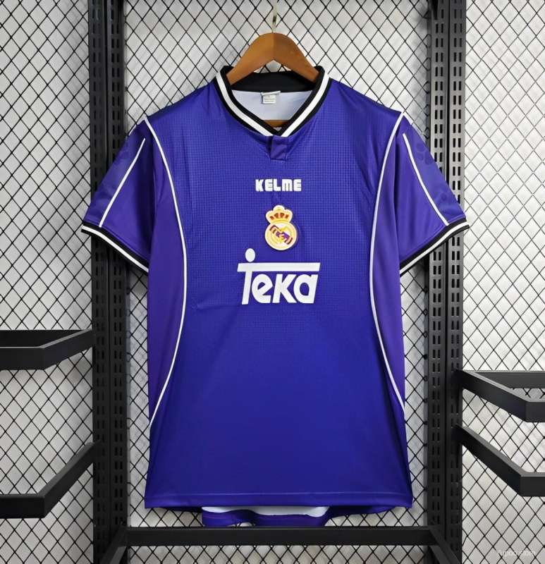 1997-98 Real Madrid Away Retro Soccer Jersey