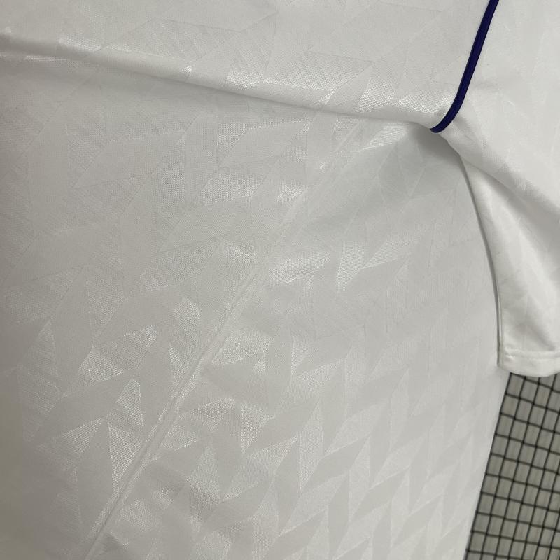 1986-88 Real Madrid Home Retro Soccer Jersey