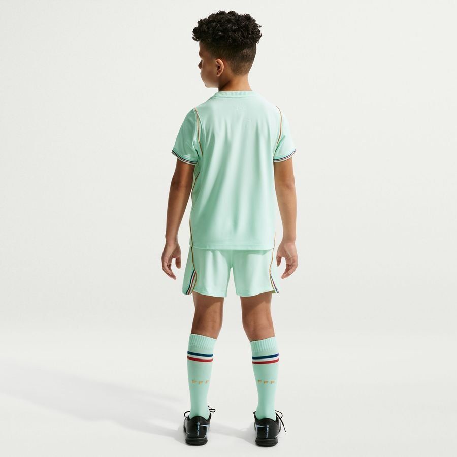 2026 France Away World Cup Soccer Kids Kit Jersey+Shorts+Socks