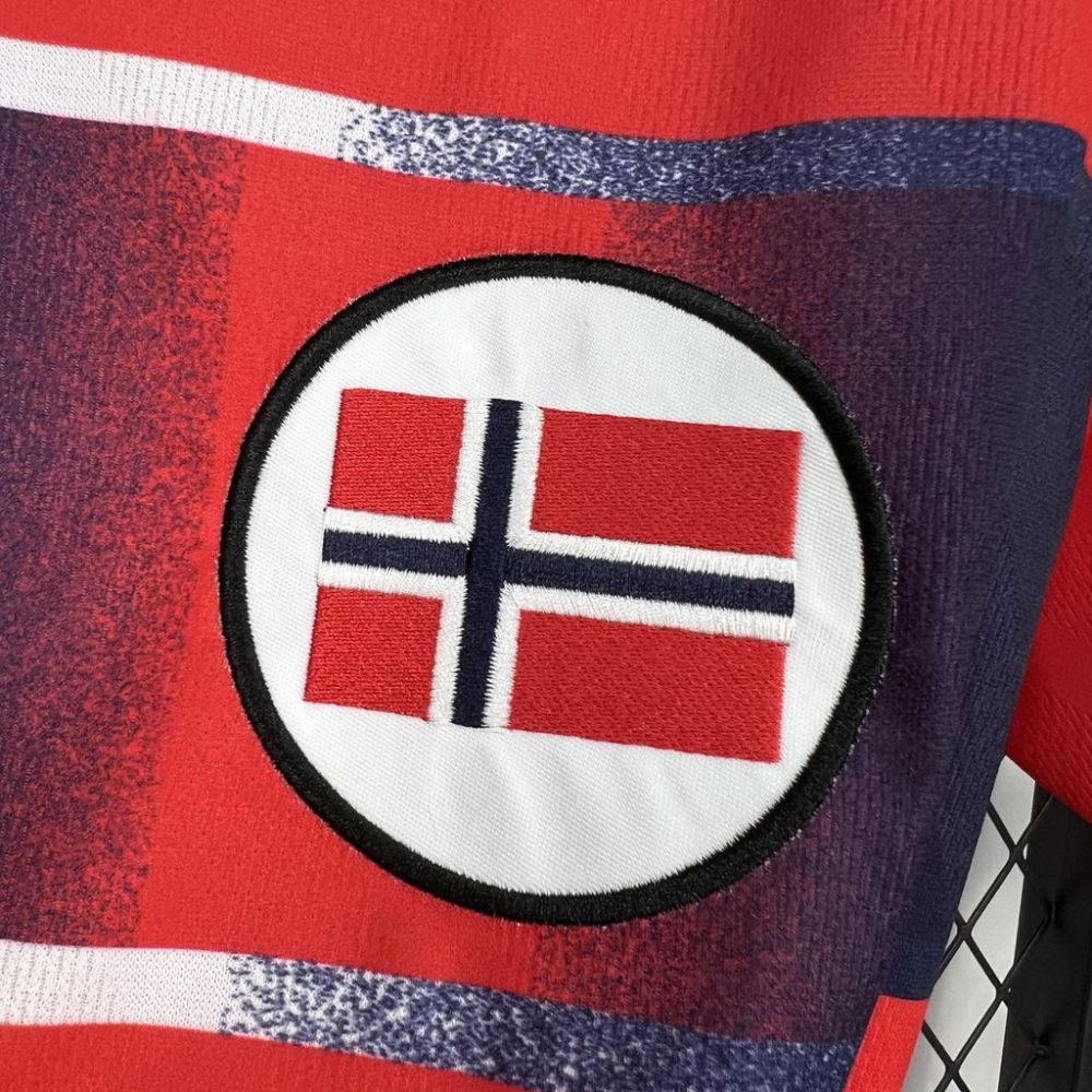 1997 Norway Home Soccer Retro Jersey
