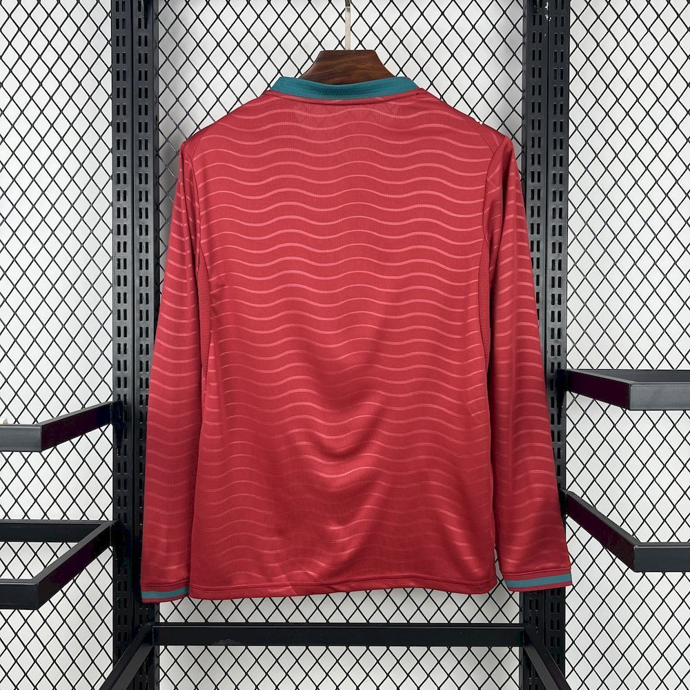2026 Portugal  Home World Cup Soccer Jersey Long Sleeve