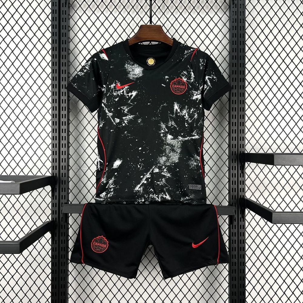 2026 Canada Away World Cup Soccer Kids Kit Jersey+Shorts