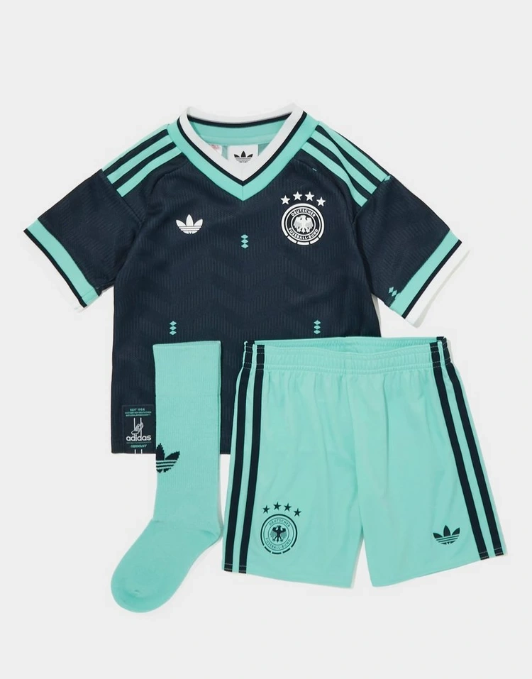 2026 Germany Away World Cup Soccer Kids full Kit Jersey+Shorts+Socks