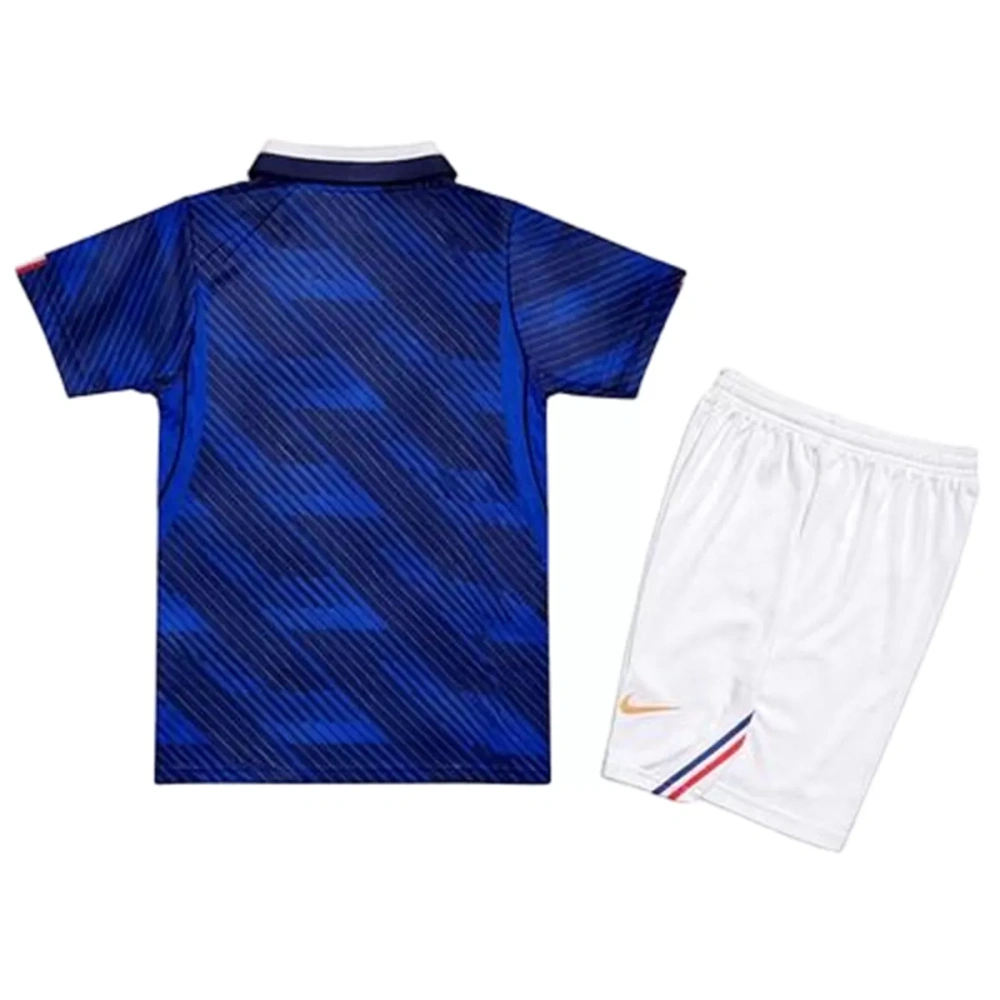 2026 France Home World Cup Soccer Kids Kit Jersey+Shorts