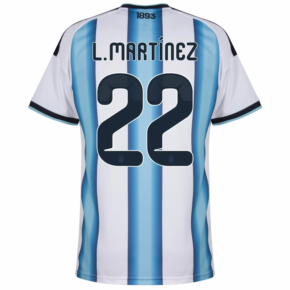 adidas Argentina Home L. Martínez 22 Jersey 2026-2027