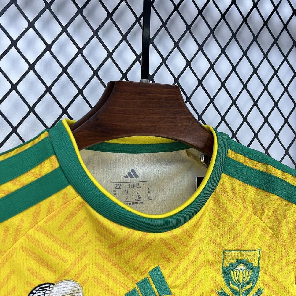 2026 South Africa Home World Cup Soccer Kids Kit Jersey+Shorts