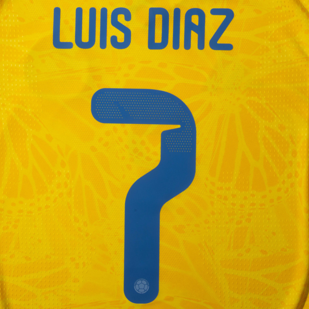 adidas Colombia Authentic Home Luis Diaz 7 Shirt 2026-2027
