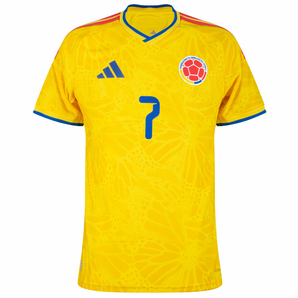 adidas Colombia Authentic Home Luis Diaz 7 Shirt 2026-2027