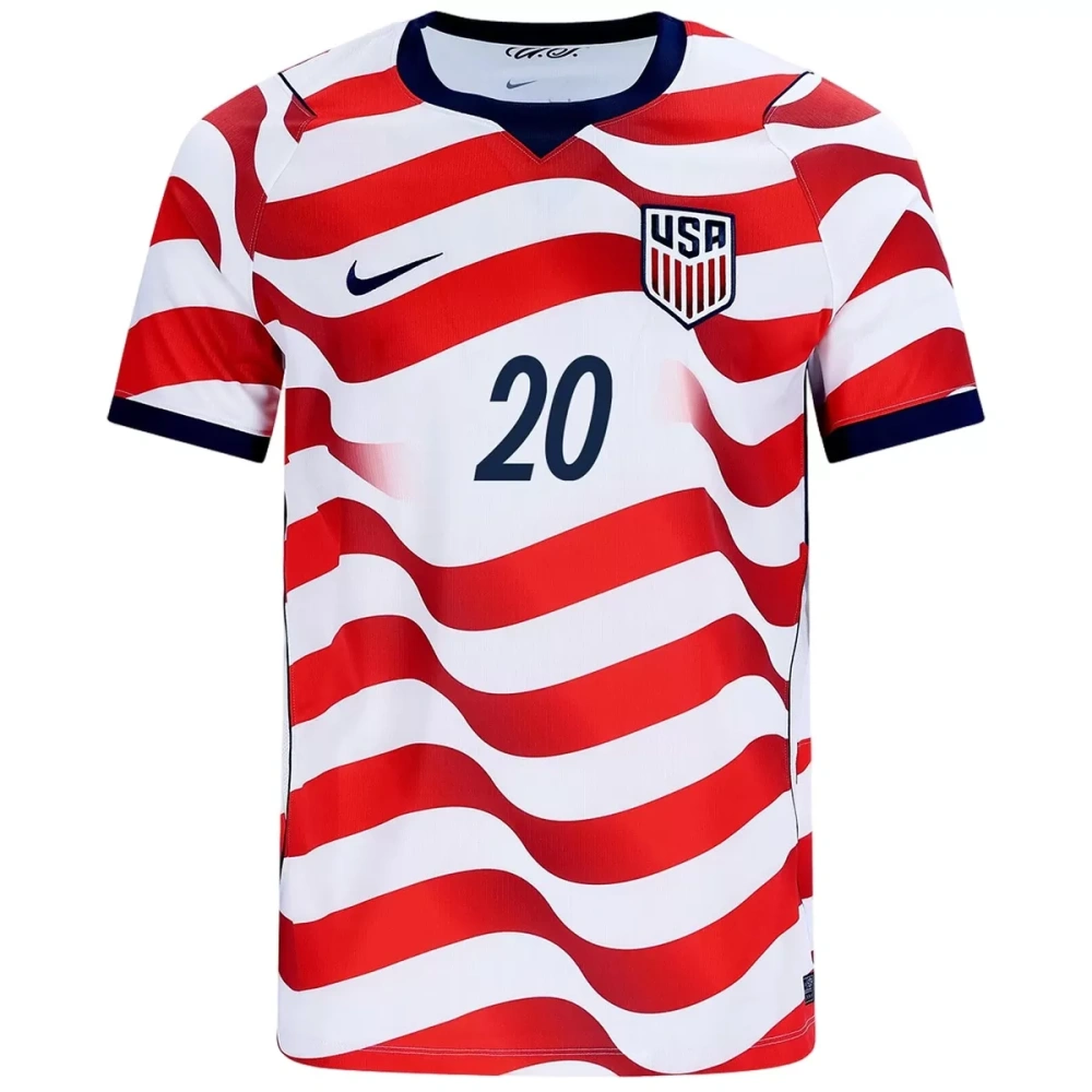 Balogun #20 USMNT Home Jersey World Cup 2026