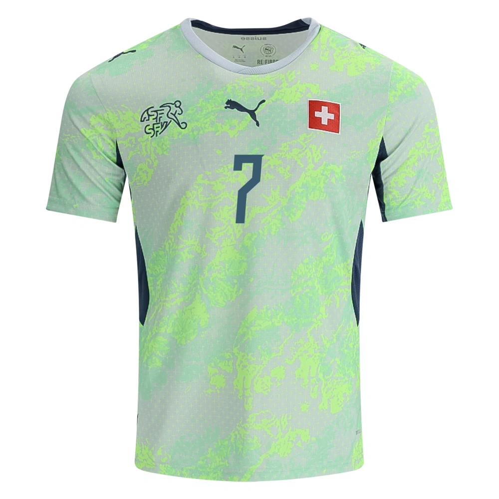Men's Replica Puma Embolo Switzerland Away Jersey 2026