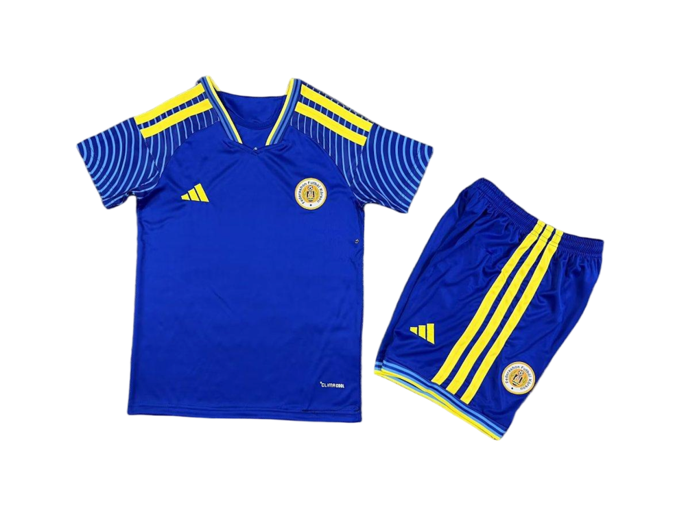 2026 Curaçao  World Cup Home Soccer Kids Kit Jersey+Shorts