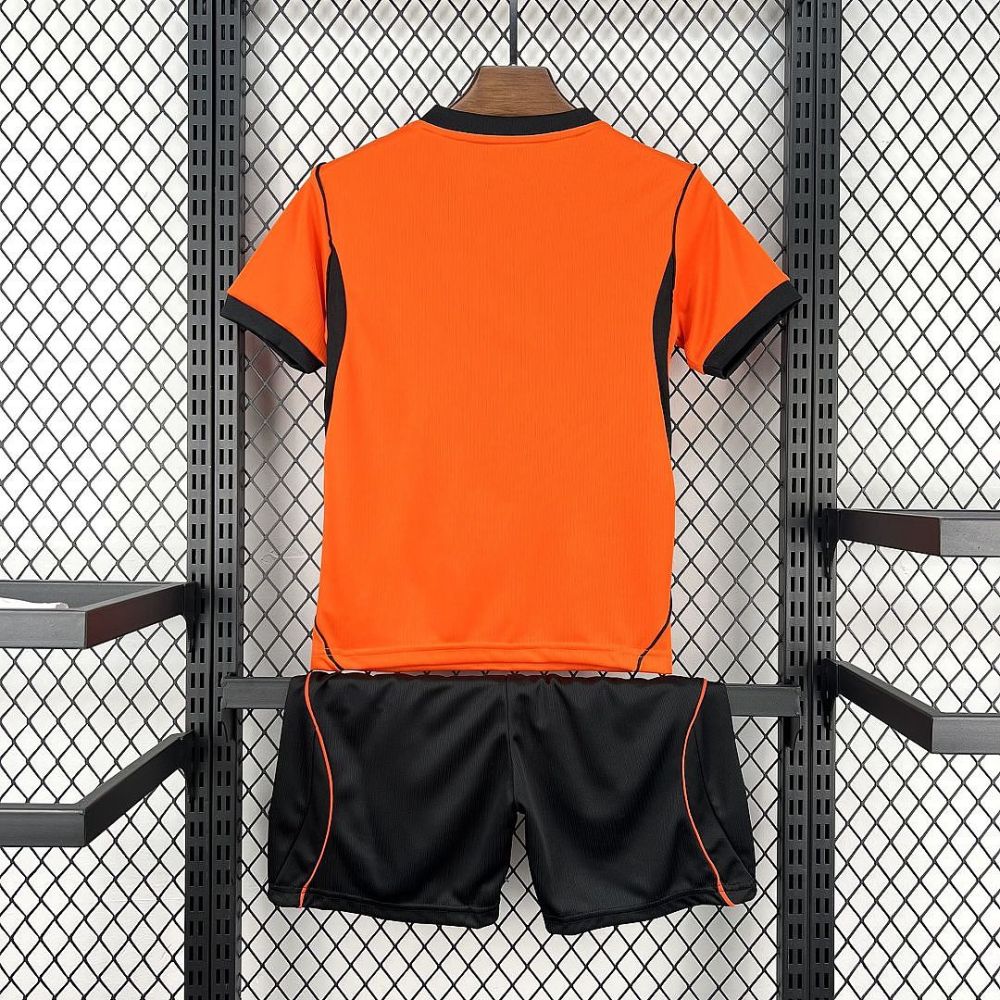2026 Netherlands World Cup Home Soccer Kids Kit Jersey+Shorts