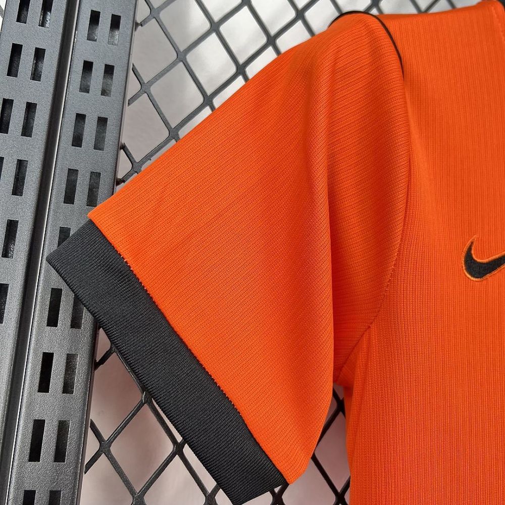 2026 Netherlands World Cup Home Soccer Kids Kit Jersey+Shorts