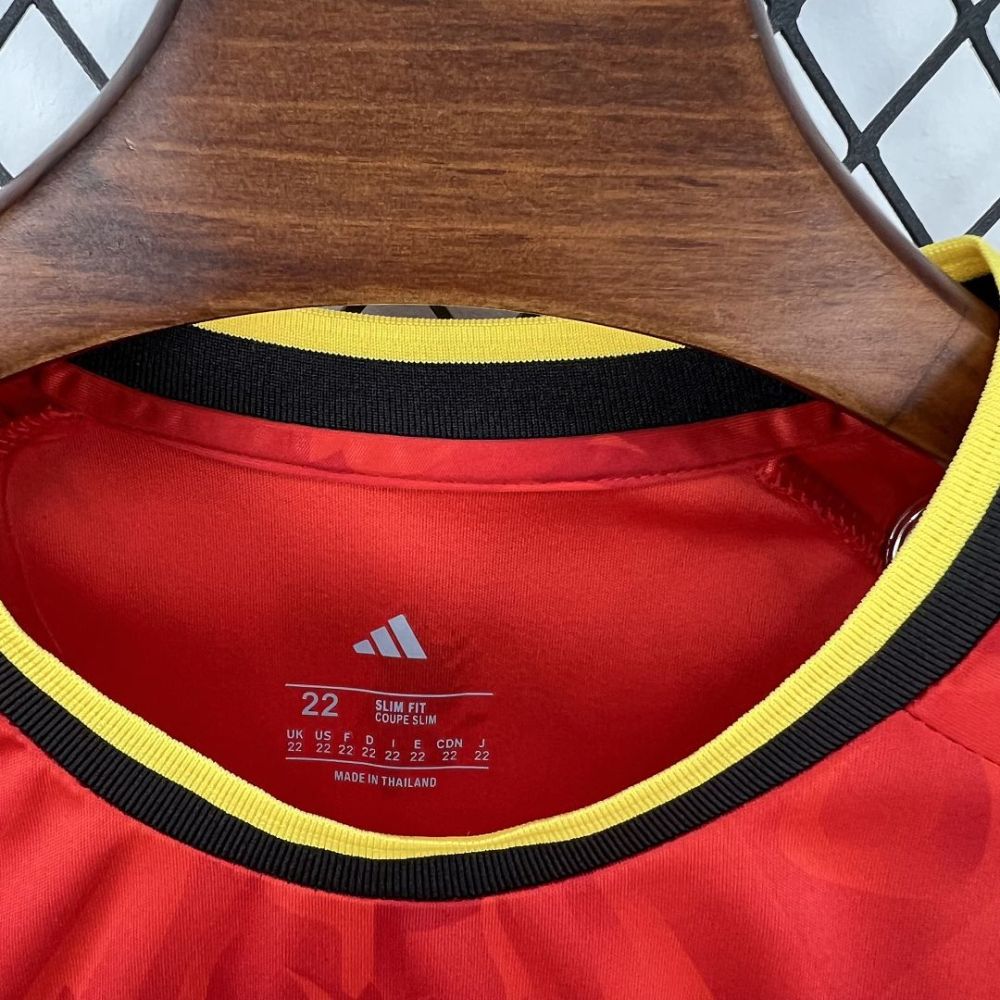 2026 Belgium World Cup Home Football Kids Kit Jersey+Shorts