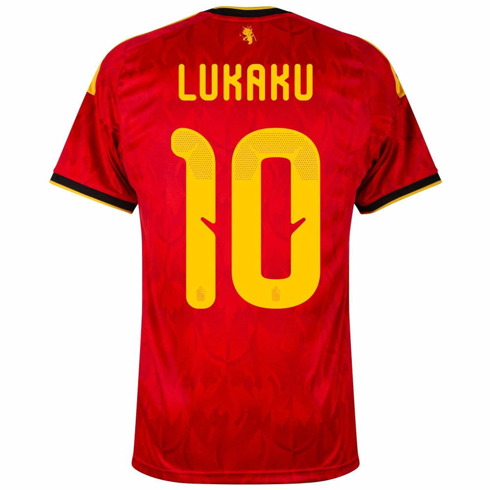 adidas Belgium Home Lukaku 10 Shirt 2026-2027