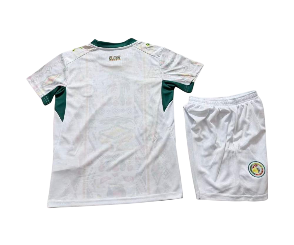 2026 Senegal Home World Cup Soccer Kids Kit Jersey+Shorts