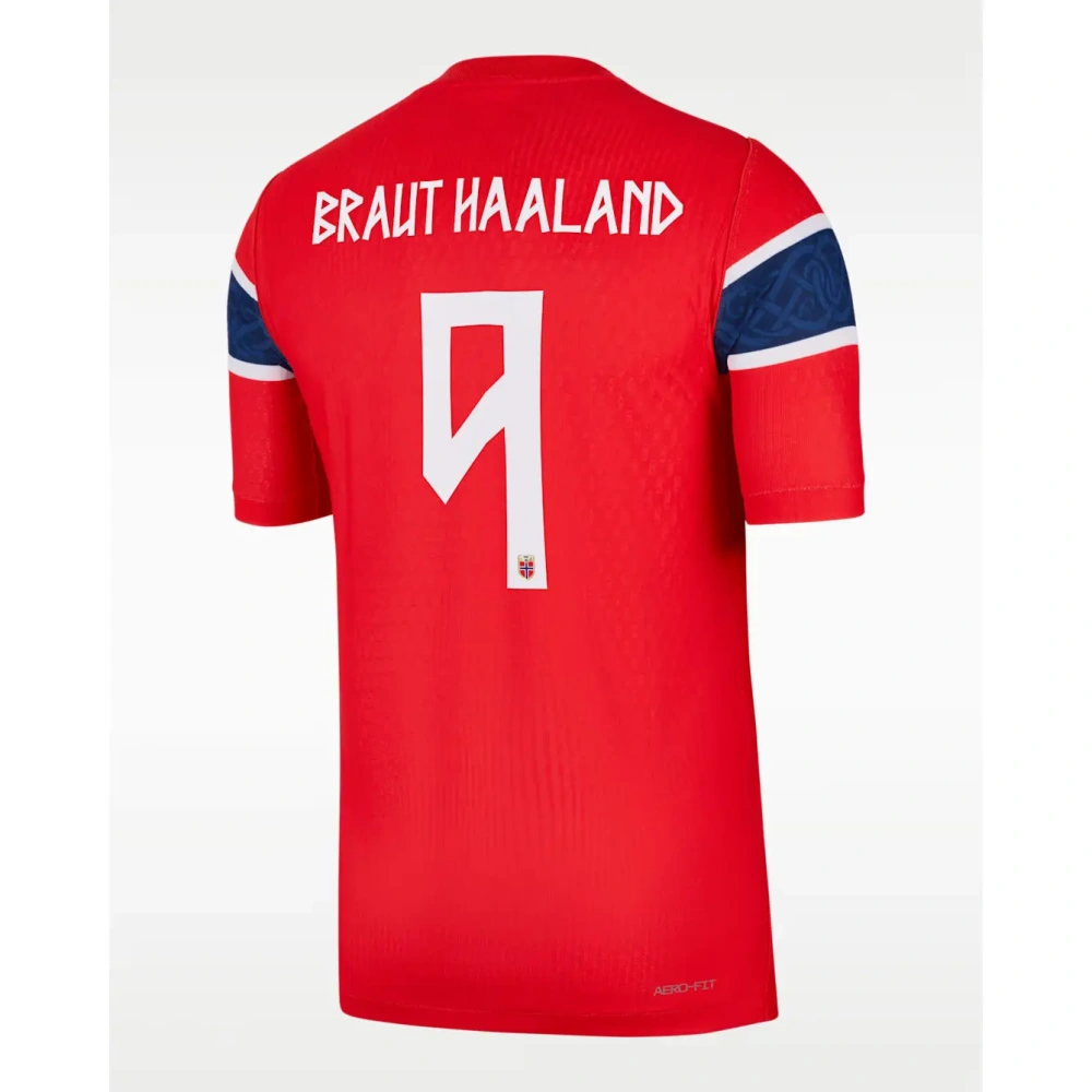 2026-27 Norway Authentic Home Shirt Braut Haaland #9