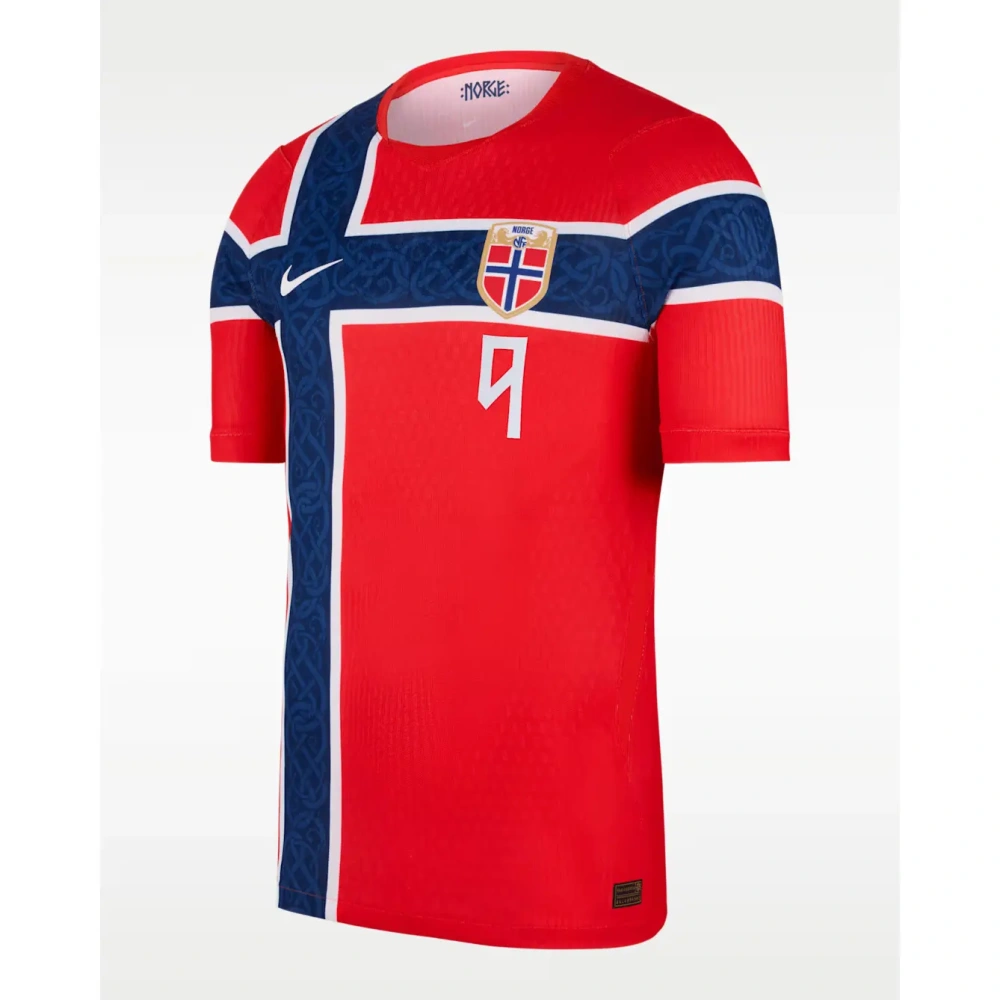2026-27 Norway Authentic Home Shirt Braut Haaland #9