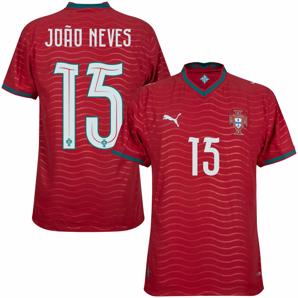 Puma Portugal Authentic Home Joâo Neves 15 Jersey 2026-2027