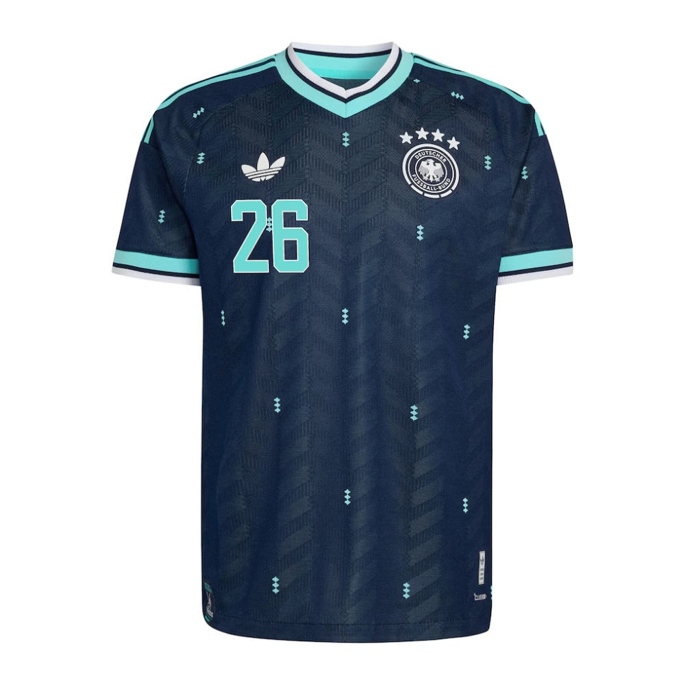 Germany National Team adidas Away Authentic Shirt 2026 with Undav 26 printing