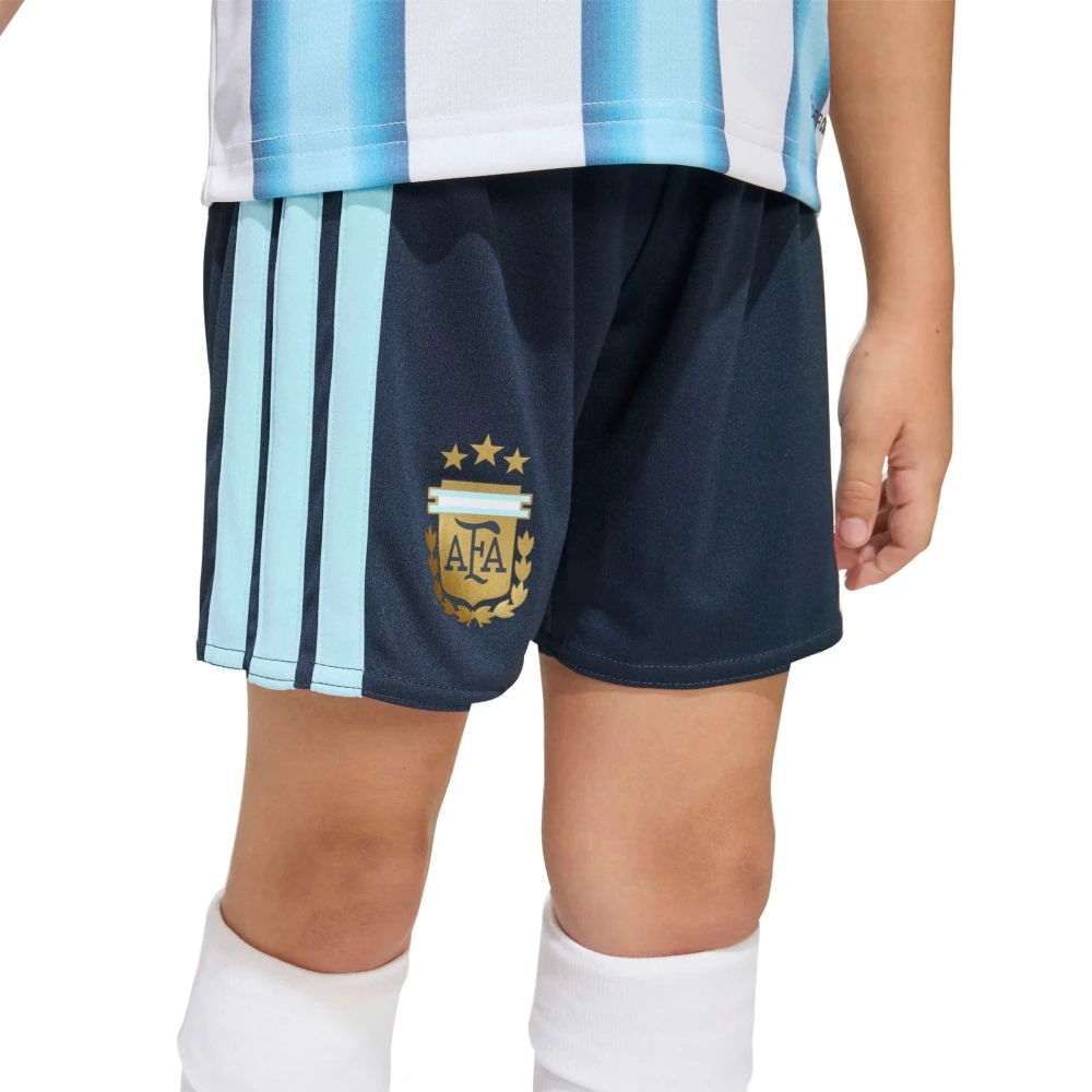 adidas 2026 Argentina Kid's Home Messi #10 Mini Kit with Shorts