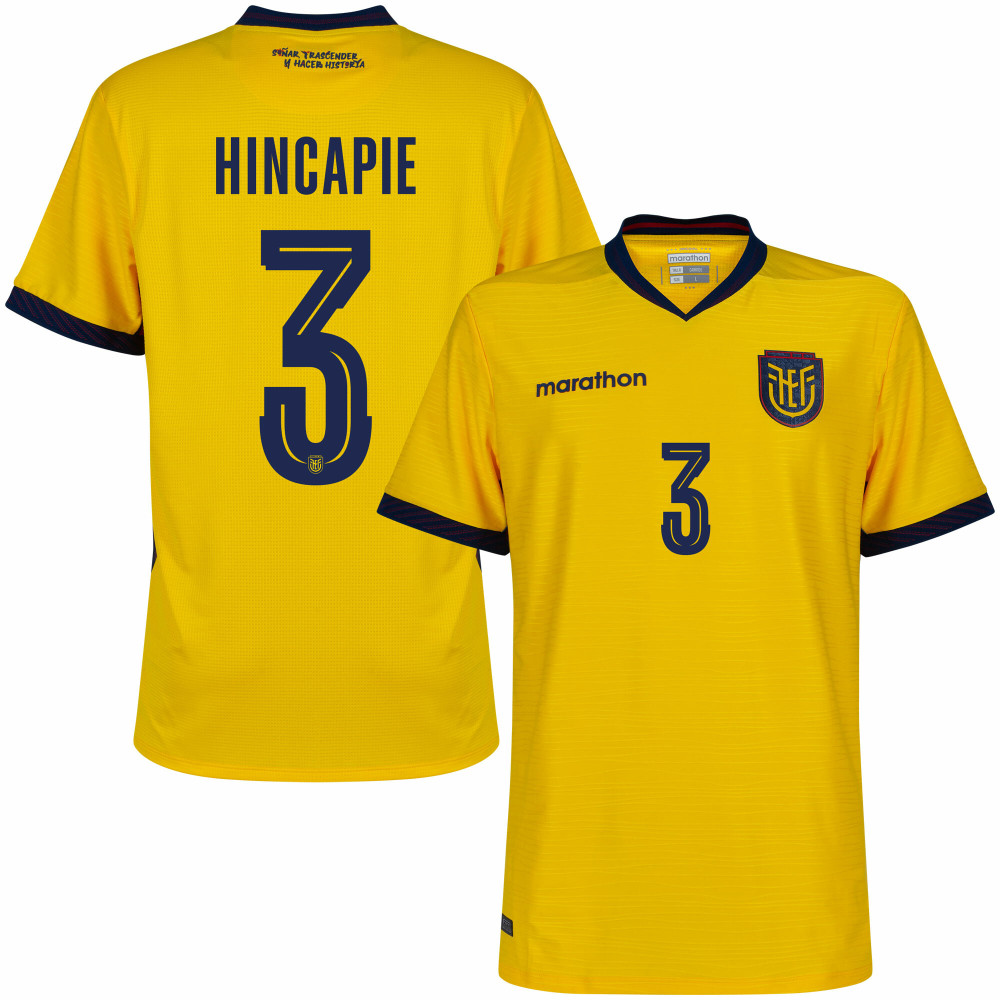 Marathon Ecuador Authentic Home Hincapie 3 Shirt 2026-2027