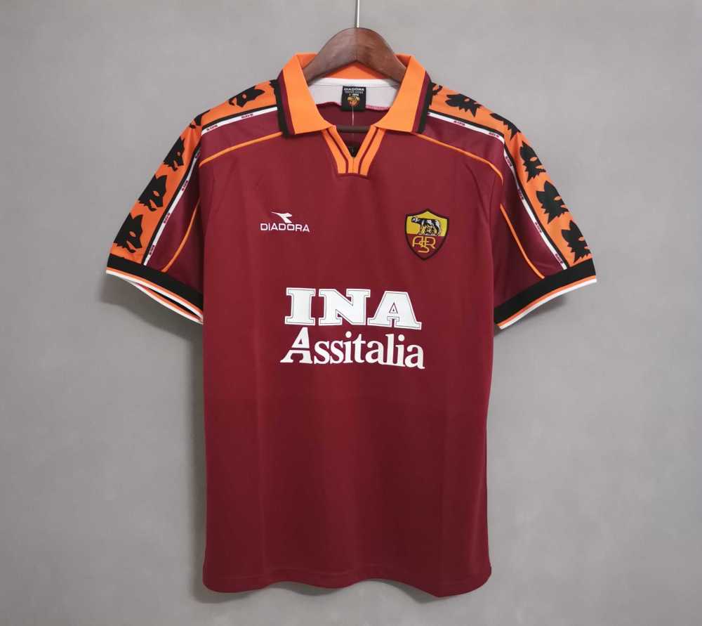 AS Roma Home Retro Jersey 1998/1999